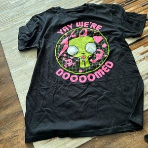 Hybrid & Company Black Graphic T-Shirt